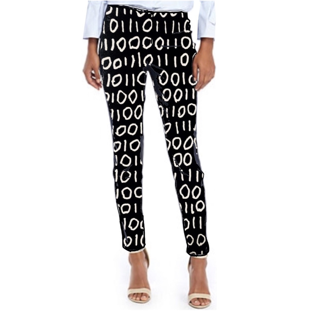 Skinny Stretch Slim Cut Pant ZIP Pocket Art